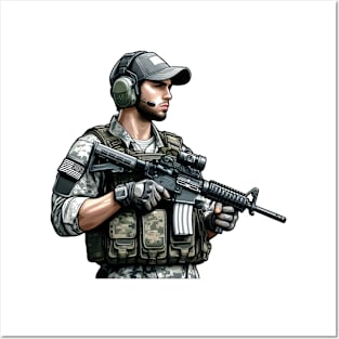 Tactical Man Posters and Art